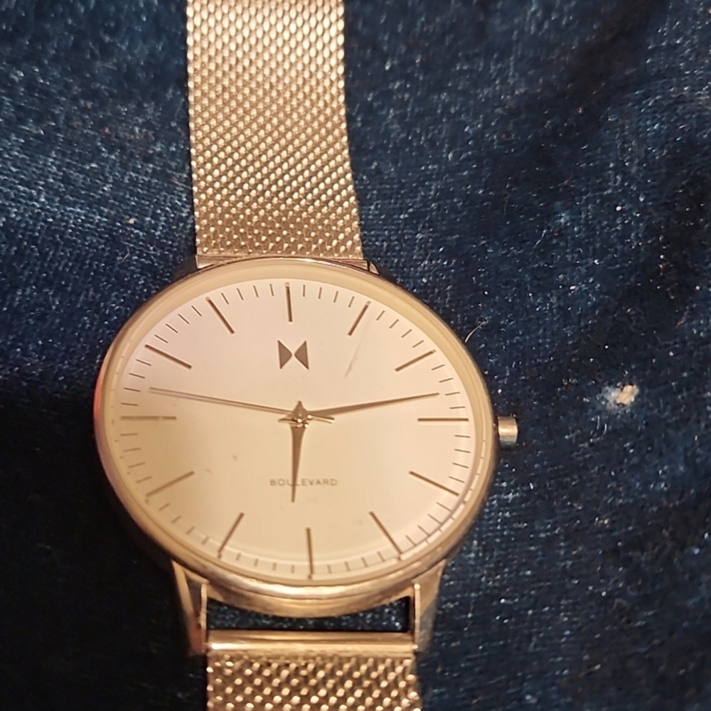 Boulevard silver watch